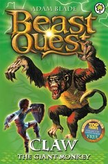 Beast Quest: Claw the Giant Monkey: Series 2 Book 2, Series 2 Book 2 цена и информация | Книги для подростков и молодежи | kaup24.ee