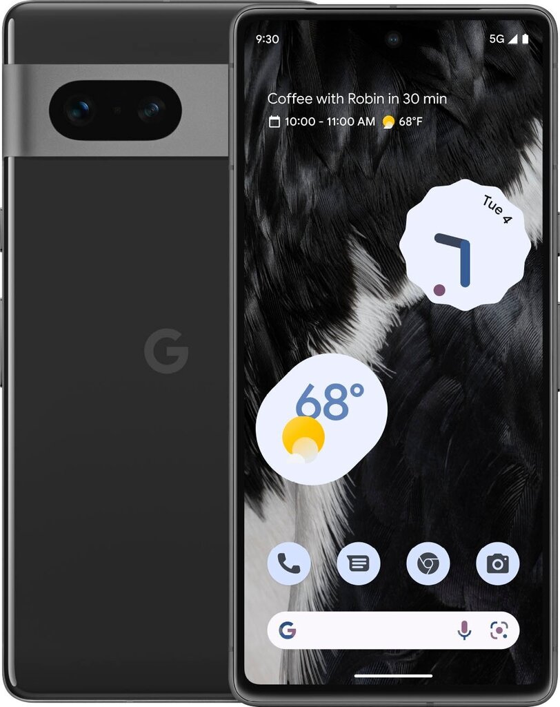 Google Pixel 7 5G 8/128GB GA03923-GB Black цена и информация | Telefonid | kaup24.ee