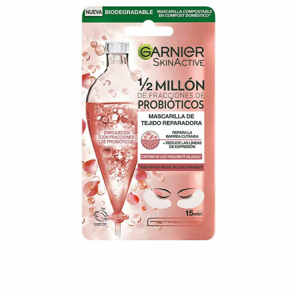 Taastav mask Garnier SkinActive Probiootikumid (2 Ühikut) цена и информация | Näomaskid, silmamaskid | kaup24.ee