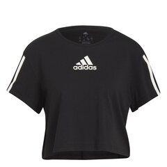 Футболка женская тренировочная Adidas W TC Cro T, черная цена и информация | Спортивная одежда женская | kaup24.ee