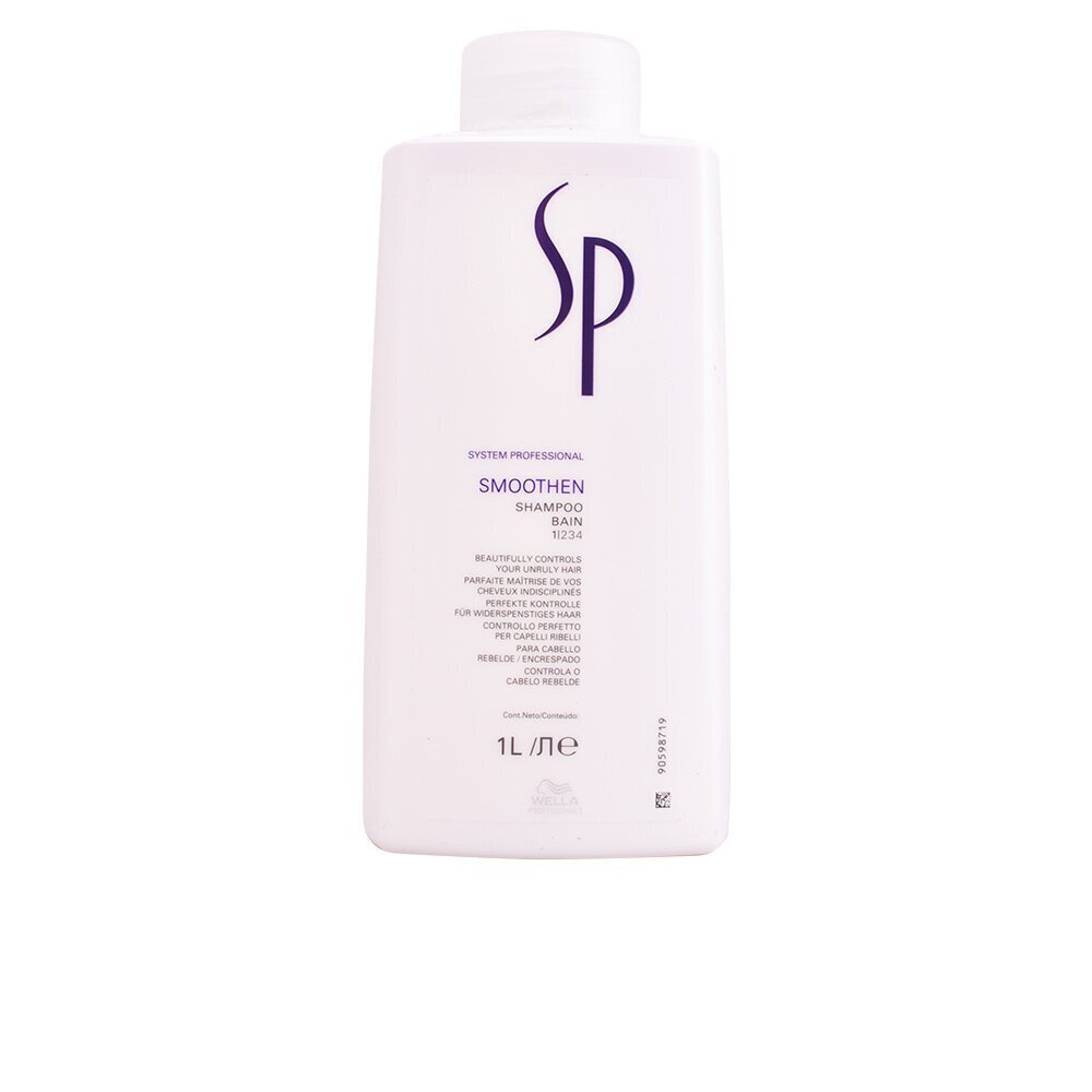 Silendav šampoon Wella SP Smoothen 1000 ml цена и информация | Šampoonid | kaup24.ee
