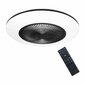 Laevalgusti LED ARIA BLACK 38W ventilaatoriga hind ja info | Laelambid | kaup24.ee