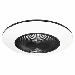 Потолочный светильник LED ARIA BLACK 38W с вентилятором цена и информация | Потолочные светильники | kaup24.ee