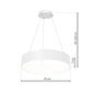 Rippvalgusti Milagro OHIO WHITE 24W LED hind ja info | Rippvalgustid | kaup24.ee