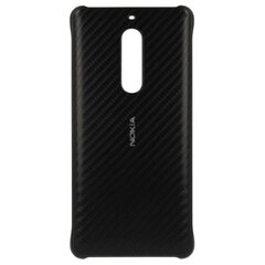 Nokia süsinikkiust ümbris CC-803 Nokia 5 must hind ja info | Telefoni kaaned, ümbrised | kaup24.ee