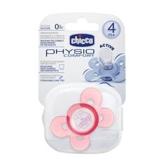 Силиконовая пустышка Chicco Physio, 6 мес., розовая цена и информация | Chicco Товары для детей и младенцев | kaup24.ee