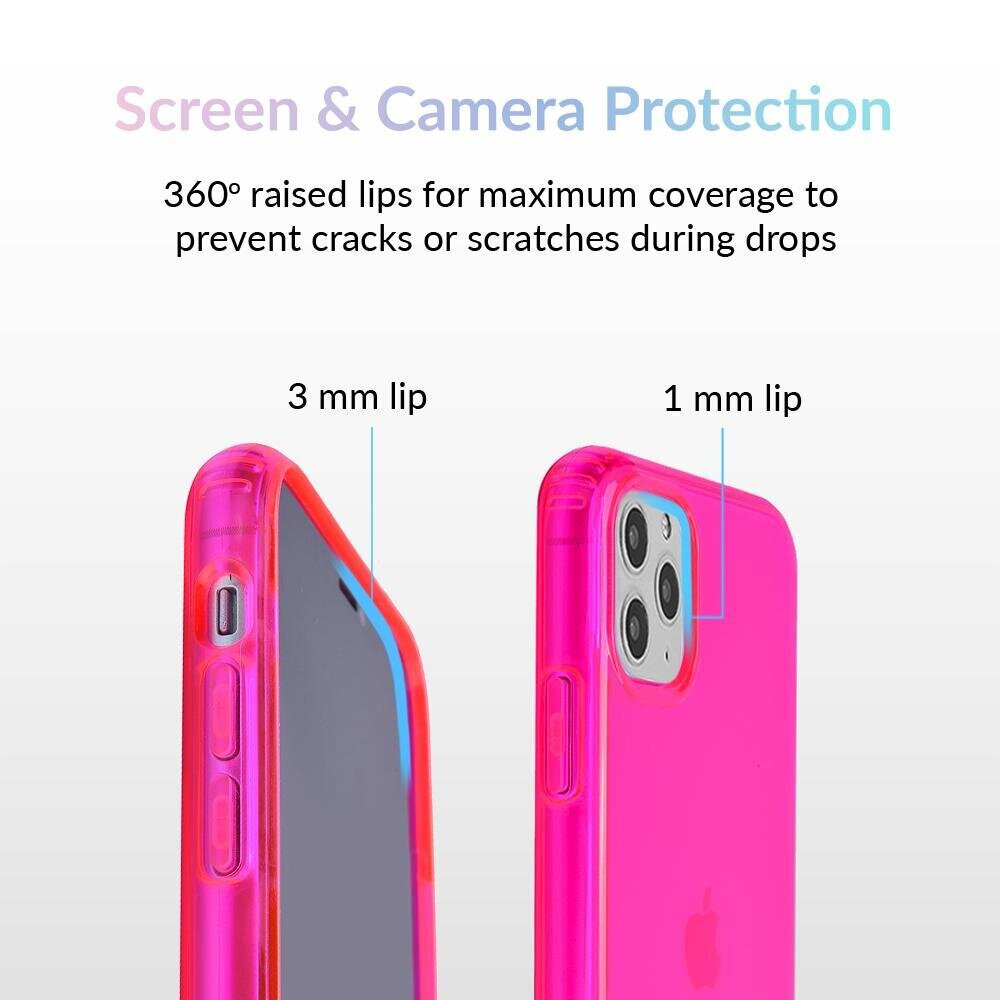 iPhone 7/8/SE 2020 (4,7″) Neon silikoonümbris – Roosa hind ja info | Telefoni kaaned, ümbrised | kaup24.ee