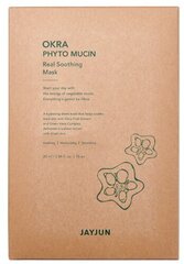 Успокаивающая маска для лица Okra Phyto Mucin, 23 мл, 10 шт. цена и информация | Маски для лица, патчи для глаз | kaup24.ee