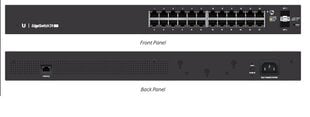 Ubiquiti Rack 1U|24x10Base-T / 100Base-TX / 1000Base-T|2xSFP|1xConsole|ES-24-LITE hind ja info | Ruuterid | kaup24.ee