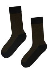 Мужские костюмные носки чёрного цвета из вискозы с узором в виде крапинок жёлтого цвета COOLIO цена и информация | Мужские носки | kaup24.ee