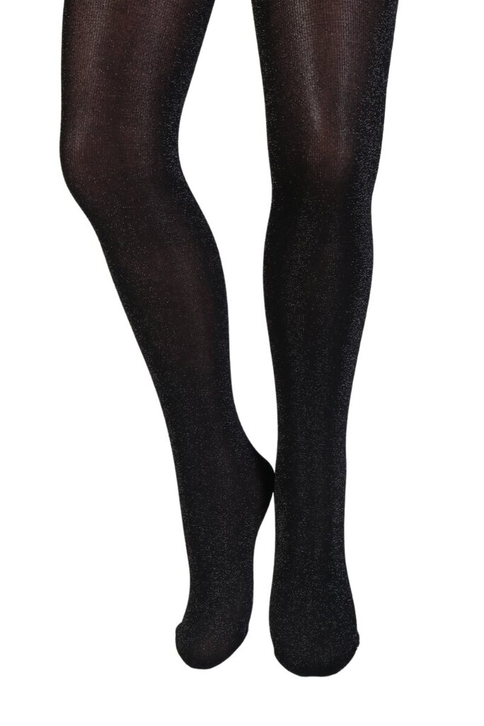BIMBA musta värvi sädelevad sukkpüksid lastele BIMBANERO-146-152 hind ja info | Tüdrukute sukkpüksid ja sokid | kaup24.ee