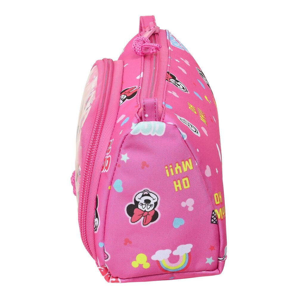 Koolikott minnie Mouse Lucky roosa (20 x 11 x 8.5 cm) (32 osad) hind ja info | Pinalid | kaup24.ee