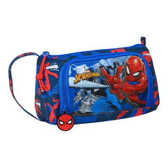 Koolikott Spiderman Great Power punane sinine (20 x 11 x 8.5 cm) (32 osad) hind ja info | Pinalid | kaup24.ee