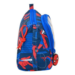Koolikott Spiderman Great Power punane sinine (20 x 11 x 8.5 cm) (32 osad) hind ja info | Pinalid | kaup24.ee