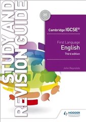 Cambridge IGCSE First Language English Study and Revision Guide 3rd edition цена и информация | Книги для подростков и молодежи | kaup24.ee