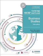 Cambridge IGCSE and O Level Business Studies 5th edition hind ja info | Noortekirjandus | kaup24.ee