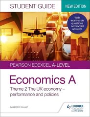 Pearson Edexcel A-level Economics A Student Guide: Theme 2 The UK economy - performance and policies hind ja info | Noortekirjandus | kaup24.ee