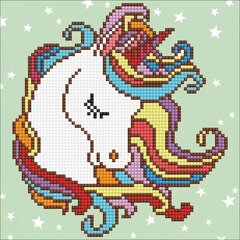 Teemantmosaiik Fun unicorn 22x30 cm hind ja info | Teemantmaalid, teemanttikandid | kaup24.ee