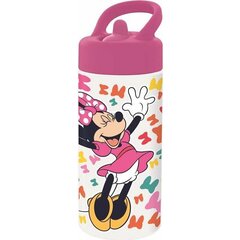 Veepudel Minnie Mouse Lucky roosa (410 ml) hind ja info | Joogipudelid | kaup24.ee