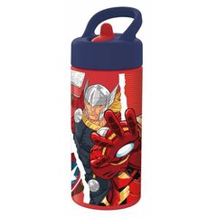 Veepudel The Avengers Infinity punane must (410 ml) kaina ir informacija | Joogipudelid | kaup24.ee