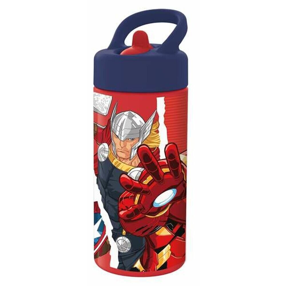 Veepudel The Avengers Infinity punane must (410 ml) цена и информация | Joogipudelid | kaup24.ee