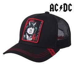 Müts Acdc must (58 cm) hind ja info | Naiste mütsid ja peapaelad | kaup24.ee