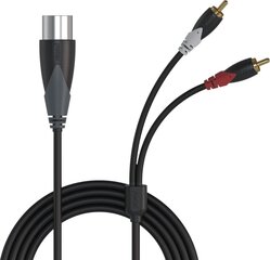 Procab CLA703/1.5, RCA/XLR, 1.5 m цена и информация | Кабели и провода | kaup24.ee