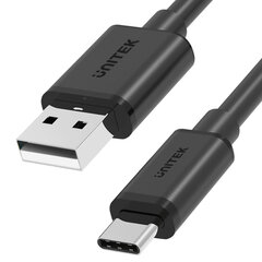 Unitek Y-C481BK, USB-A/USB-C, 0.5 m цена и информация | Кабели и провода | kaup24.ee