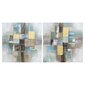 Maal DKD Home decor abstraktne (60 x 3 x 60 cm) (2 pcs) цена и информация | Seinapildid | kaup24.ee