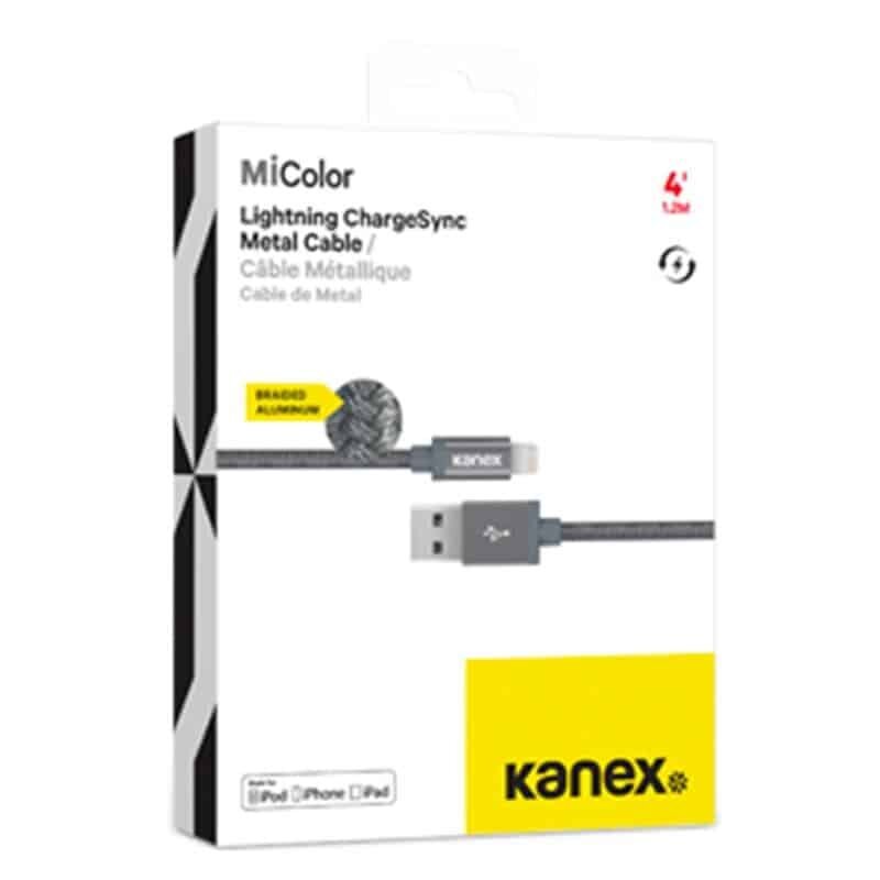 Kanex Micolor premium Lightning – kaabel Mfi lightningiga USB 1,2 m hind ja info | Mobiiltelefonide kaablid | kaup24.ee