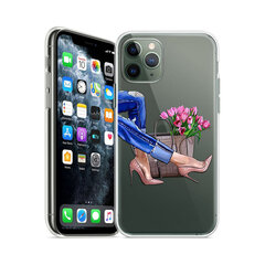 Силиконовый чехол для iPhone X/Xs (5,8″) – Pink Roses цена и информация | Чехлы для телефонов | kaup24.ee