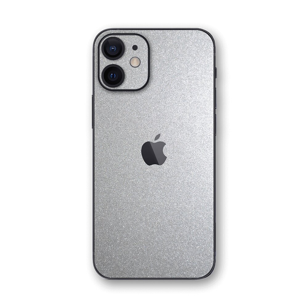iPhone 12 Mini (5,4″) Glitter kleebis – Hõbe hind ja info | Telefoni kaaned, ümbrised | kaup24.ee