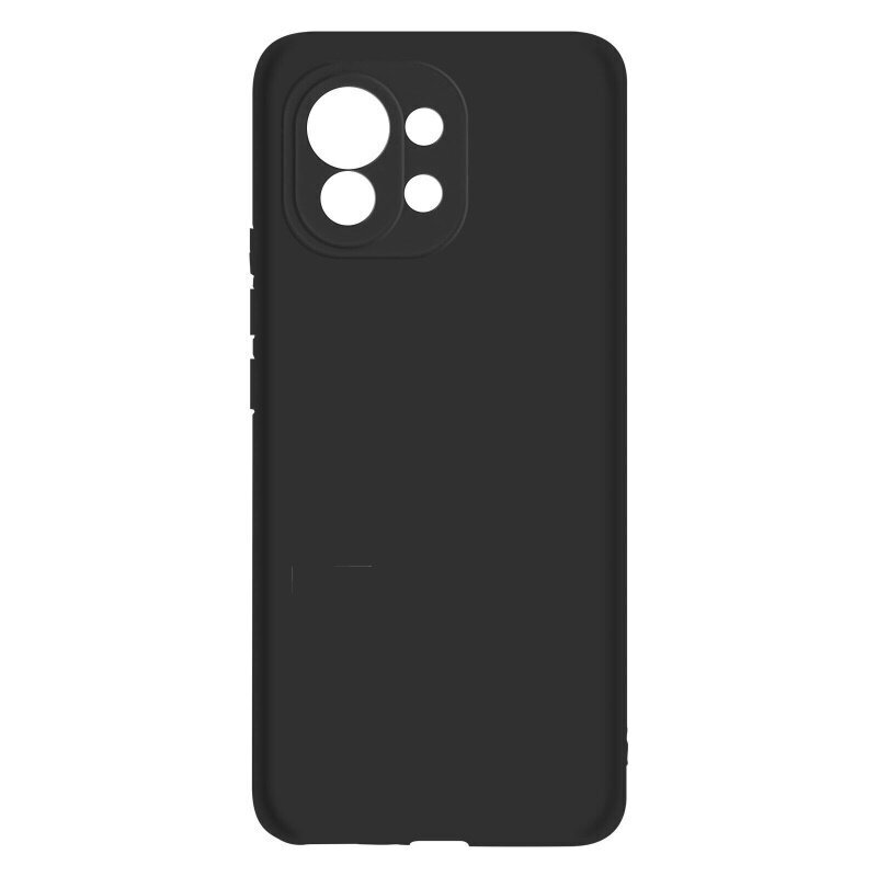 Vennus Silicone Lite tagakaane ümbris Xiaomi Mi 11 Black jaoks hind ja info | Telefoni kaaned, ümbrised | kaup24.ee