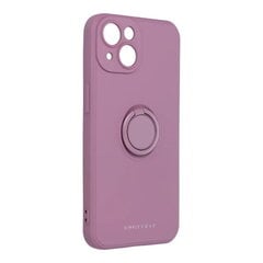 Roar Finger Ring Mat Silikoonist tagaümbris autohoidikumagnetiga Apple iPhone 14 Pro Max Purple hind ja info | Telefoni kaaned, ümbrised | kaup24.ee