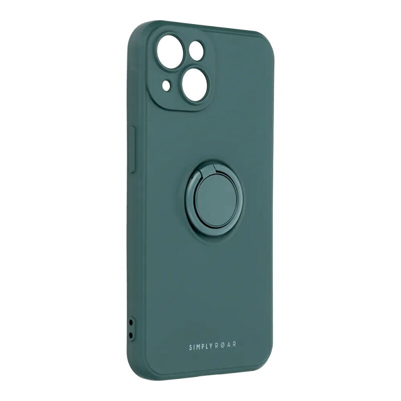 Roar Finger Ring Mat Silikoonist tagaümbris autohoidikumagnetiga Apple iPhone 14 Pro Max Green цена и информация | Telefoni kaaned, ümbrised | kaup24.ee