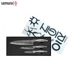 Samura Origin 3-st noast koosnev komplekt (lõhkumisnuga 87mm, tarbenuga 125mm, koka nuga 200mm) hind ja info | Noad ja tarvikud | kaup24.ee