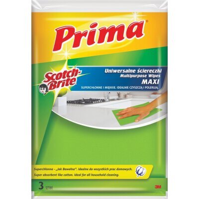 Universaalsed lapid 3M PRIMA MAXI, 360x490mm, 3 tk. hind ja info | Puhastustarvikud | kaup24.ee