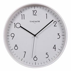 Настенное часы Timemark Белый (30 x 30 cm) цена и информация | Часы | kaup24.ee