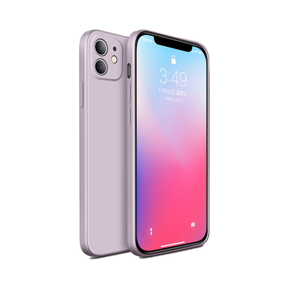 iPhone 11 Pro (5,8″) silikoonümbris V12 – Lilla цена и информация | Telefoni kaaned, ümbrised | kaup24.ee