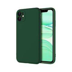 Силиконовый чехол для iPhone 11 Pro Max (6,5″) — Тёмно-зелёный цена и информация | Чехлы для телефонов | kaup24.ee