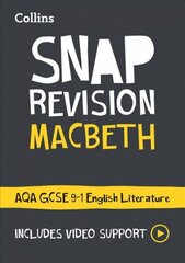 Macbeth: AQA GCSE 9-1 English Literature Text Guide: Ideal for Home Learning, 2022 and 2023 Exams цена и информация | Книги для подростков и молодежи | kaup24.ee