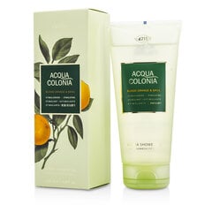 Увлажняющий гель для душа 4711 Acqua Colonia Blood Orange & Basil 200 мл цена и информация | Масла, гели для душа | kaup24.ee