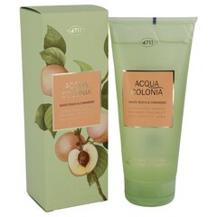 Kreemjas Dušigeel 4711 Acqua Colonia White Peach & Coriander 200 ml цена и информация | Масла, гели для душа | kaup24.ee