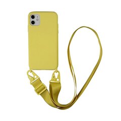 iPhone 11 Pro Max (6,5″) riputatav ümbris Cross-Body – Kollane цена и информация | Чехлы для телефонов | kaup24.ee