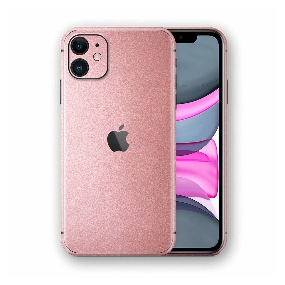 iPhone 11 (6,1″) Glitter kleebis – Roosa Kuld цена и информация | Telefoni kaaned, ümbrised | kaup24.ee