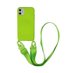 Чехол на шнурке Cross-Body для iPhone 11 Pro (5,8″) — Ярко-Зелёный цена и информация | Чехлы для телефонов | kaup24.ee