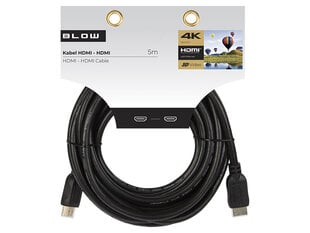 Kaabel HDMI-HDMI, 5 m hind ja info | Kaablid ja juhtmed | kaup24.ee