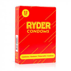Ryderi kondoomid - 12 tk. hind ja info | Kondoomid | kaup24.ee