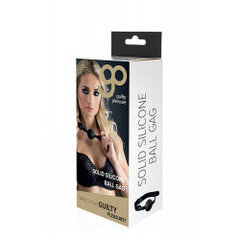 Gp solid silicone ball gag black hind ja info | BDSM ja fetish | kaup24.ee