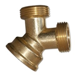 IMITATE Kolmeosaline pistik emane 3/4" x 2 isane 3/4" BRASS цена и информация | Оборудование для полива | kaup24.ee